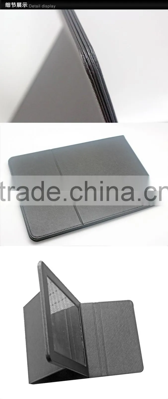 PU folding ladies square mirror