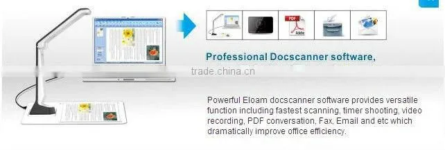 S300P Portable Scanner HD Automatic Paper High Speed Scanner Commercial Files Photos Card Scanning
