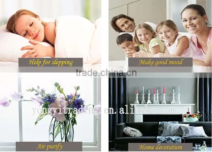 welcomed, romantic different scented pillar candle