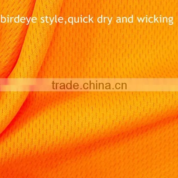100%polyester knited polo shirt fabric&birdeye wicking fabric