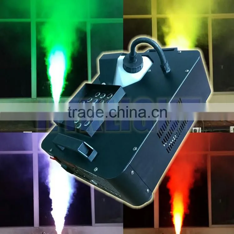1500W fog machine 21*3W RGB LEDs