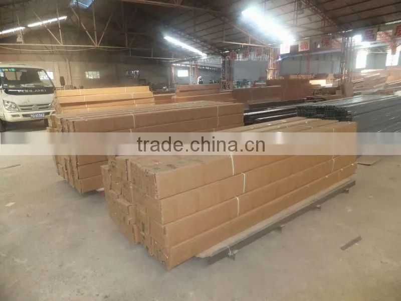 wood textured wpc tube
