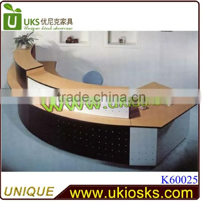 modern used hotel reception counter design for sale