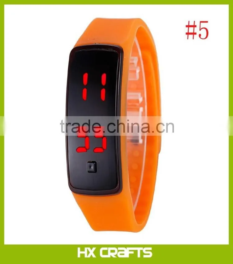 New Womens Mens Kids Silicone Band Touch Screen Sports LED Watch Bracelet