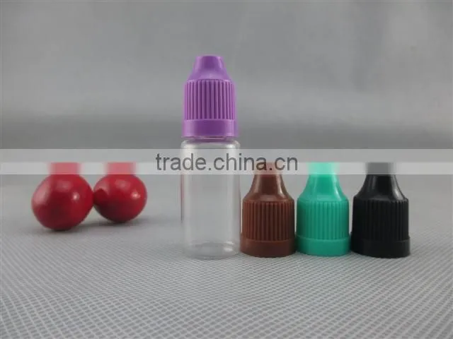 plastic pet cealr 10ml bottle for e-liquid Factory Wholesale