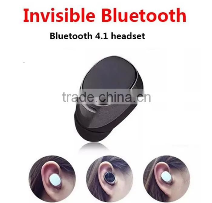 Mini 7 Ultra-small V4.1 Stereo Bluetooth Headset Earphone Earbud For iPhone