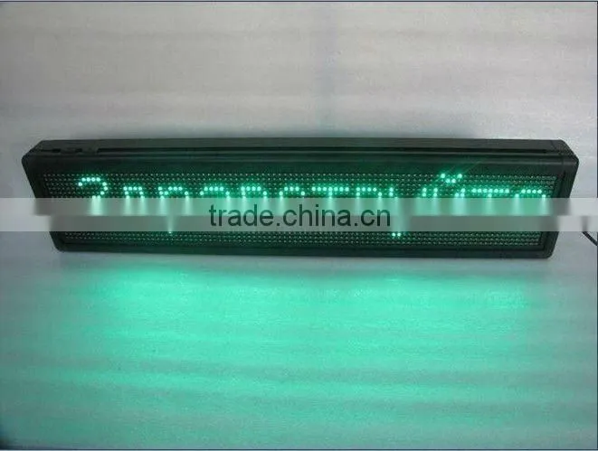 Good Service High Quality P10 Led Scrolling Message Sign /semi outdoor led moving message display sign