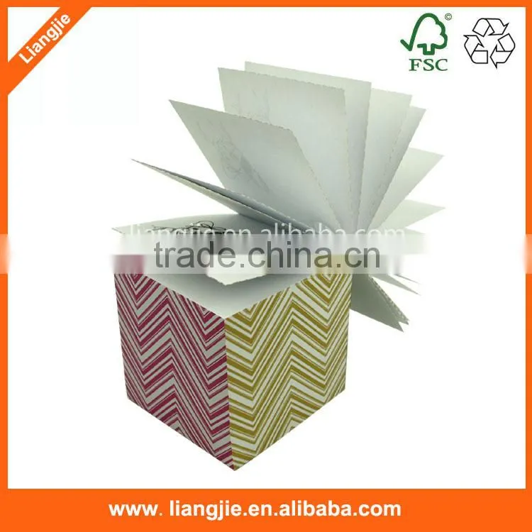 custom memo paper cube,pen hole memo paper cube,loose paper cube