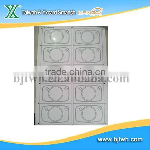 High quality RFID contactless smart card inlay