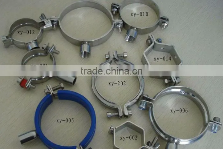 Two Screws Stainless Steel U Support Clamps