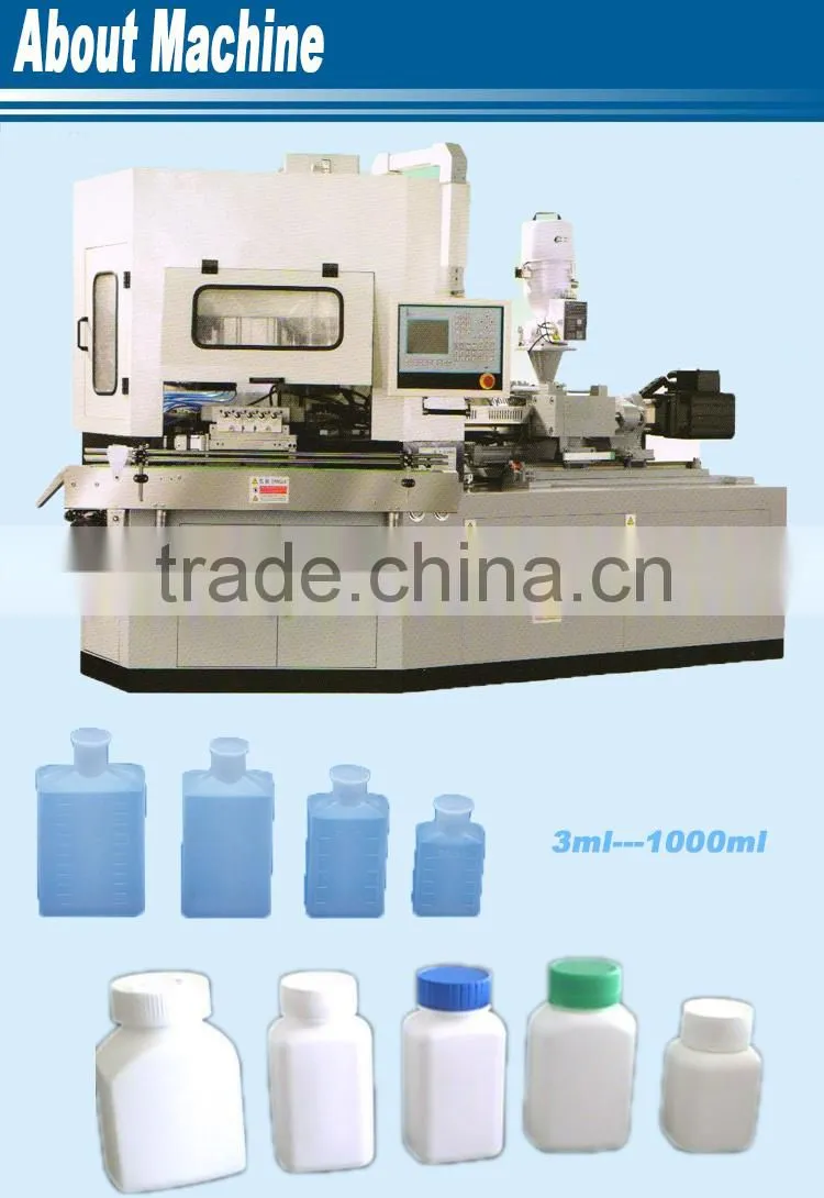 High Speed Injection Blow Molding Machine For Medical Bottle