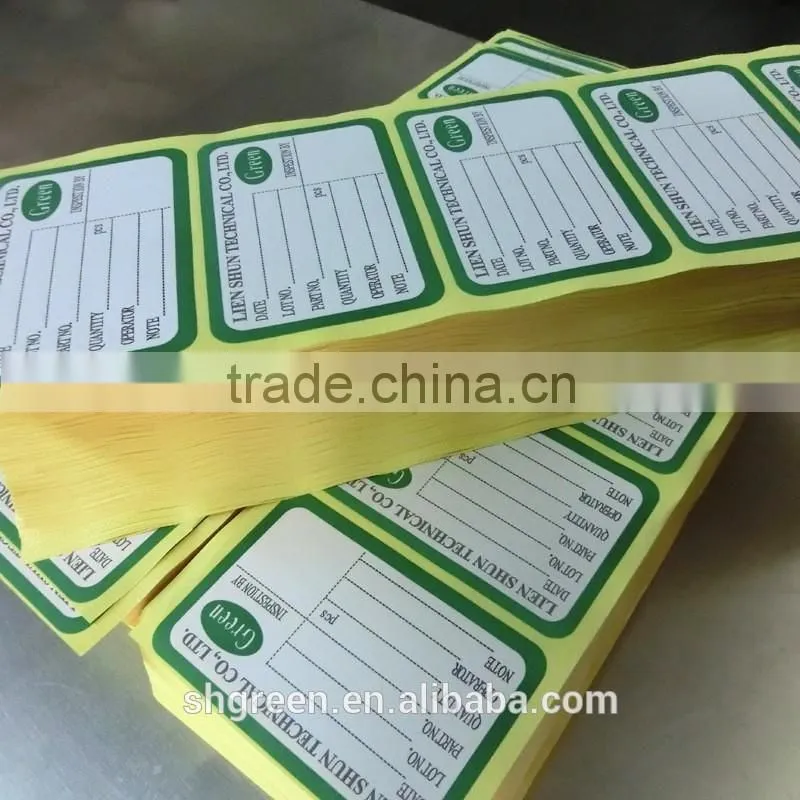 Eco-friendly matte surface paper sticker roll with cleap price