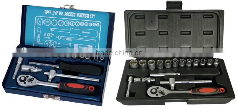 ESSHIN 29PCS 1/2 Inch Sockets Tool Kit/Ratchet Box Spanner Set In Tool Box/Wrench Auto Tools Set