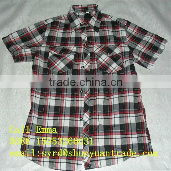 Top quality male clothes/shirts secondhand clothing
