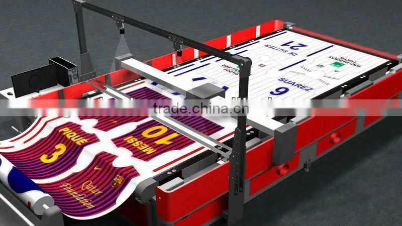 Printed Fabric Laser Cutting Machine with Vision System