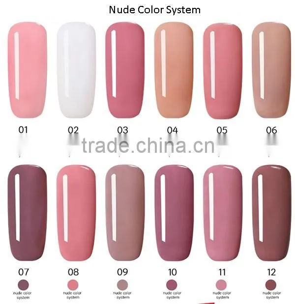 uv gel nail polish, oem nude color uv soak off nail gel polish for nail art