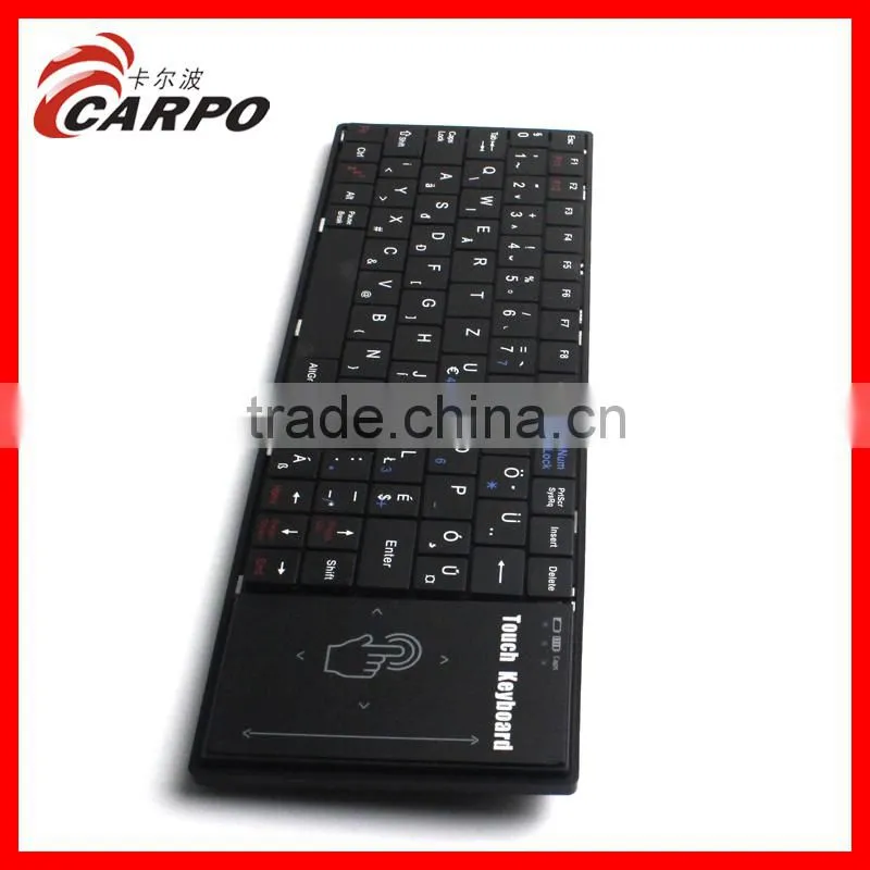 ultra slim mini bluetooth keyboard case with touchpad for ipad air class in many languages