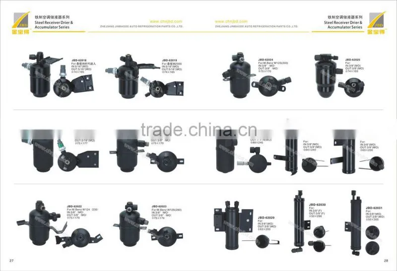 steel auto air conditioner receiver drier ,Low price auto ac parts steel auto receiver drier