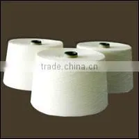 bamboo cotton single and double yarn