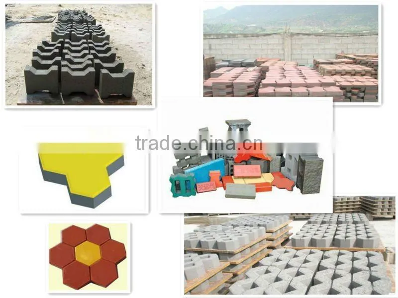 QT4-15D automatic hydraulic paver block machine in Algeria