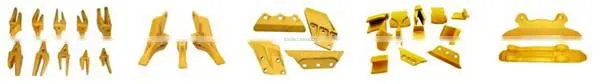Backhoe side cutters for Daewoo excavator machine