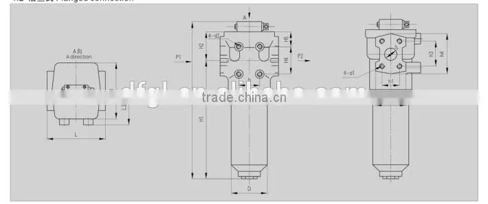 Hydraulic High/Medium/Low Pressure Oil Line Filter PLF-30*