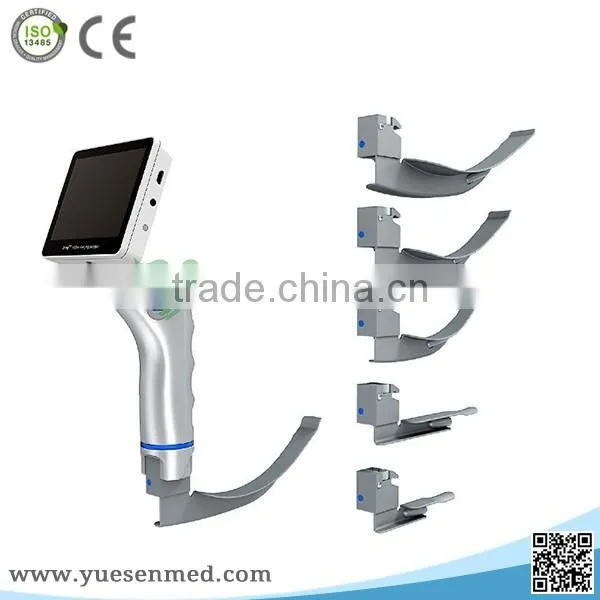 YSENT-HJ35D Cheap Stainless Steel Medical Surgical Portable Vision Laryngoscope Price