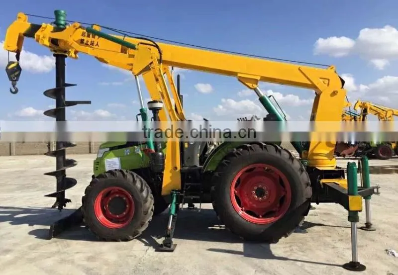 The best Earth Auger Wire rod digging machine bored piling equipment in China