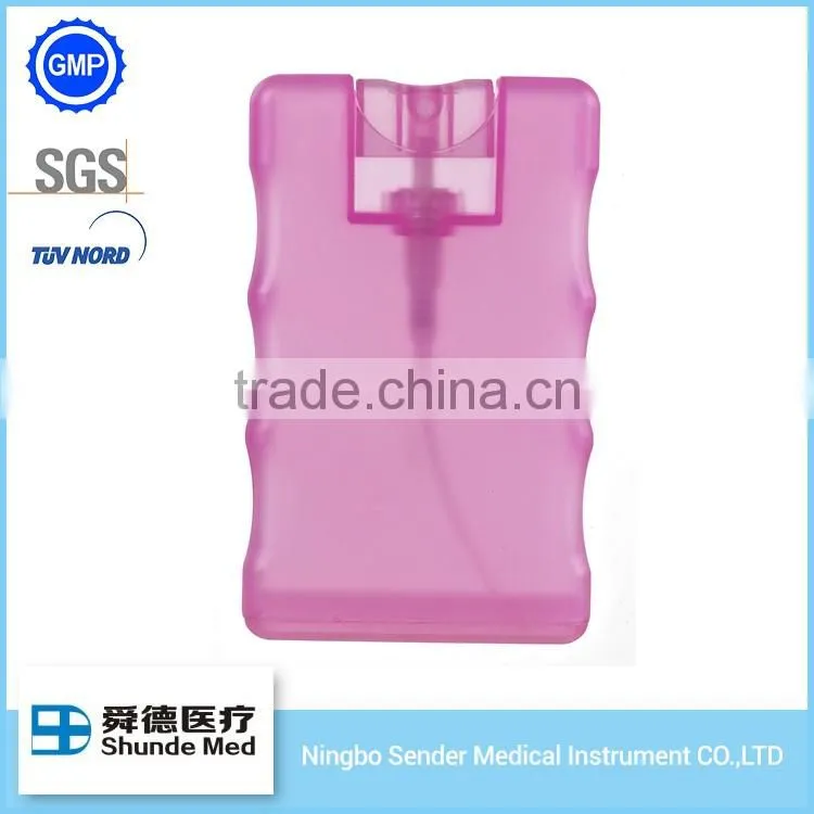 10ml 20ml plastic credit card sprayer pump