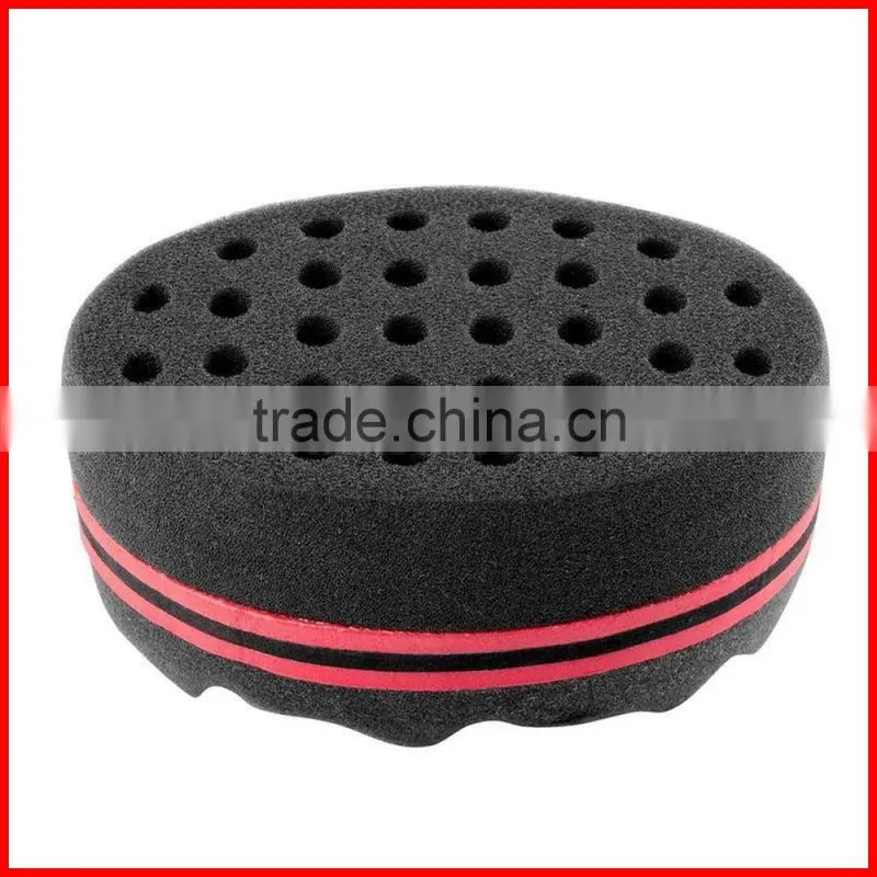 Wave Barber Hair Brush Sponge for Dreads Afro Locs Twist Curls Coil Magic Tool
