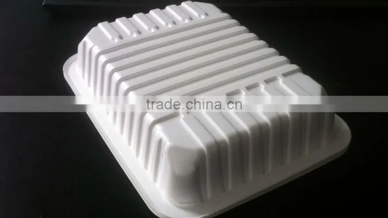 large rectangle disposable plastic meat packaging trays, trays for beef