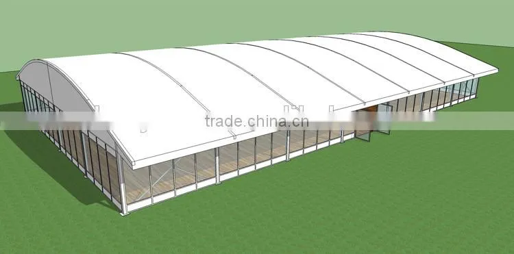 high quality big aluminum frame marquee curve party tent for sale