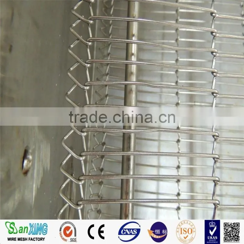Stainless steel chain driven belts ss conveyor belt mesh for machines