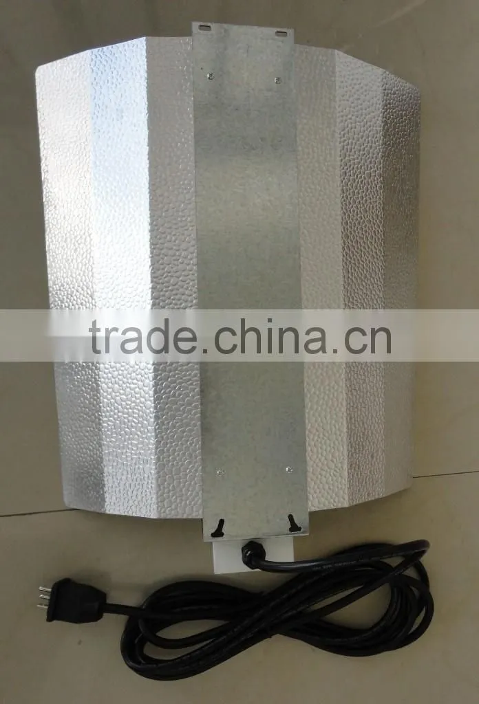 HYDROPONICS ALUMINUM WING REFLECTOR 340 X 480MM FOR HPS MH GROW LIGHT