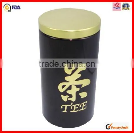 round chinese tea tin case wholesale
