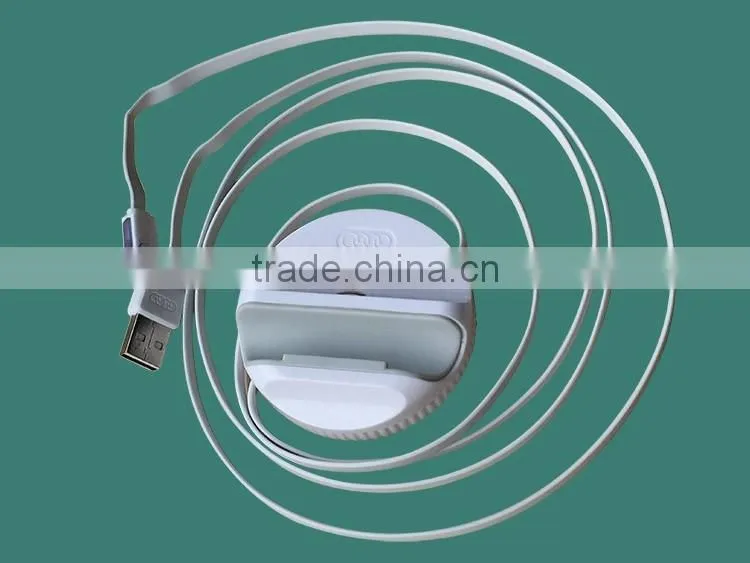 Newest item magnetic retractable micro usb c cable with phone stand