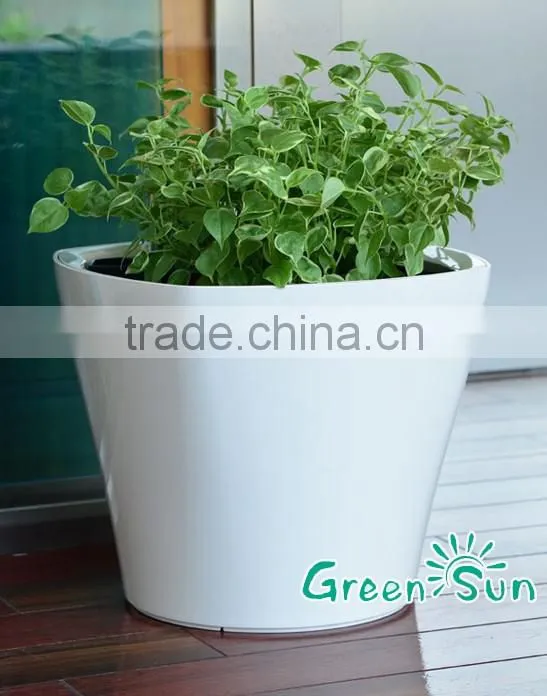 Self-watering PP Plastic Type Large Outdoor Flower Pot
