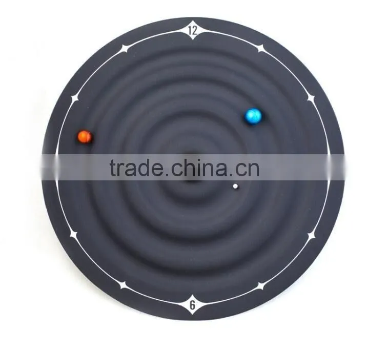 Creative Home Magic Galaxy Magnetic Wall Clock Decoration Household Clock Best Gifts