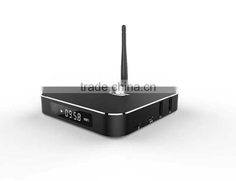 Newest Android 5.1 tv box AML8726-s905 Mali-450 8-Core GPU WiFi /Bluetooth/KODI Smart Set Top TV Box With LED display