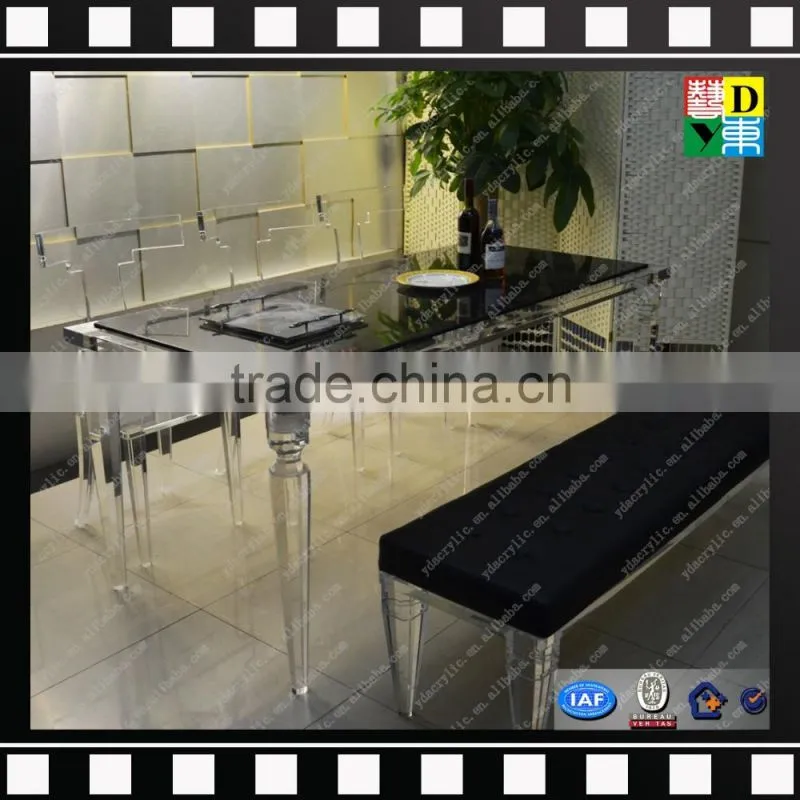 2017custom design acrylic rolling cart latest PMMA lucite acrylic trolley C shape new arrival high quality acrylic wine cart