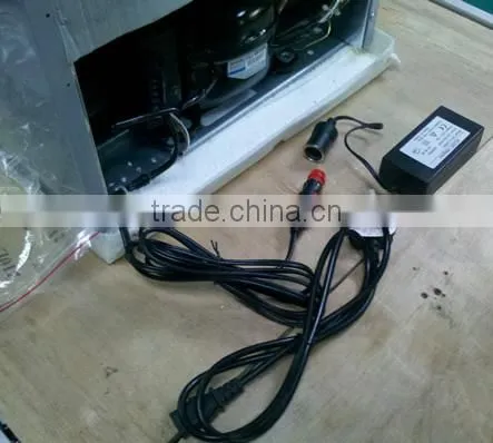 210L Solar Powered Household Double-door DC Compressor Upright Fridge