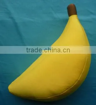 Cute design banana microbeads pillow and cushion