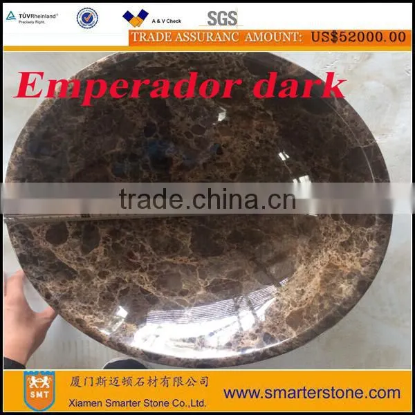 Imported portoro marble vessel sink bathroom with honed finish