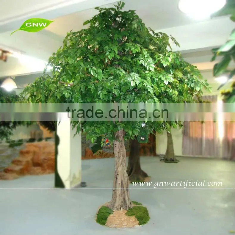 GNW BTR038 Artificial topiary trees bnayan tree 7ft high for garden ladscaping decoration