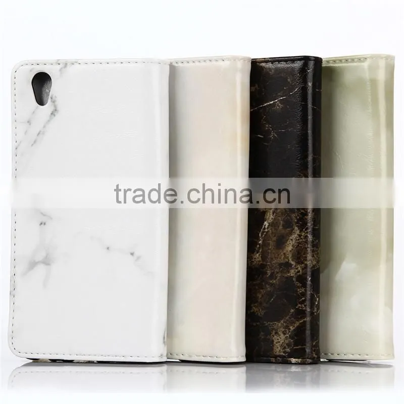 Noble design high quality marble PU card bumper/pocket cell phone case for LG