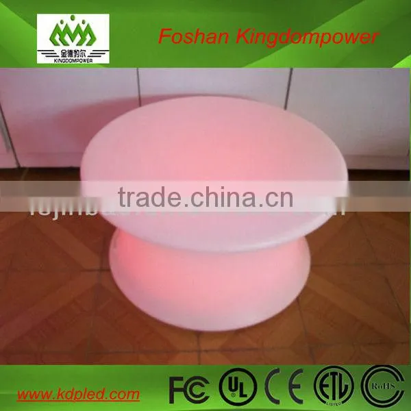 rechargeable color changing waterproof led indoor table
