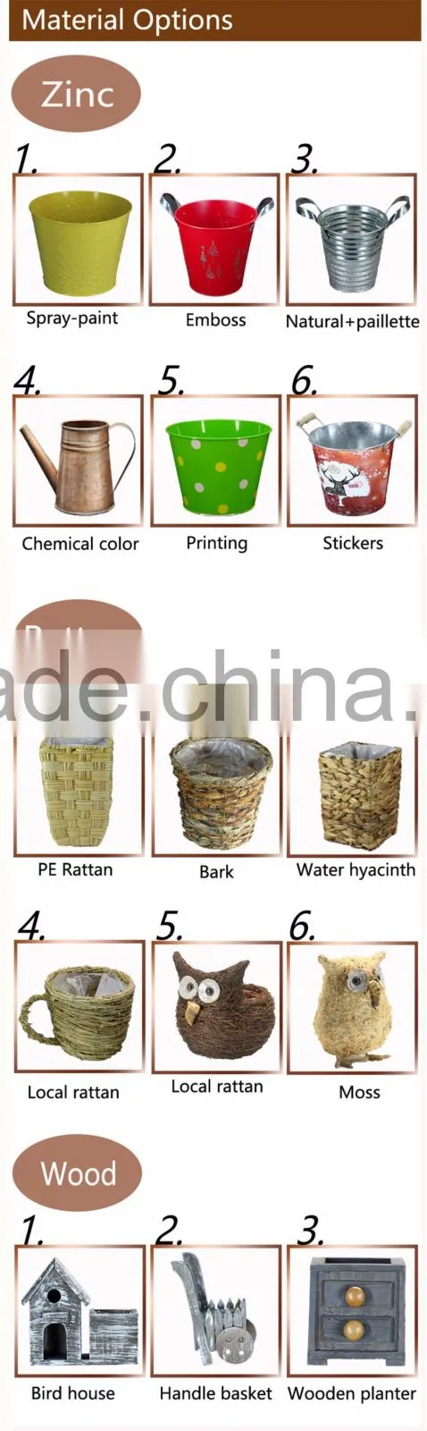 Garden Home Fuiniture Outdoor Plastic Rattan Basket Laundry Storage Box Baskets