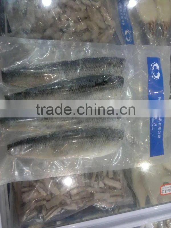 Frozen herring fish fillets IQF