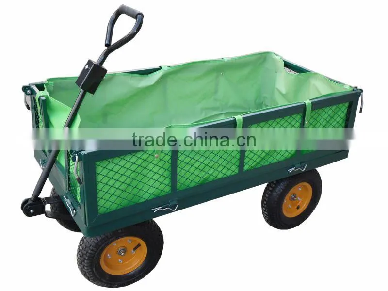 TC1846 garden trolley mesh cart utility wagon truck dump TC1846