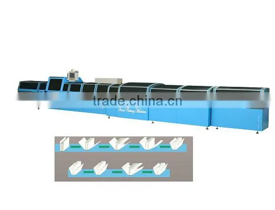 book front cutting machine for folded flaps